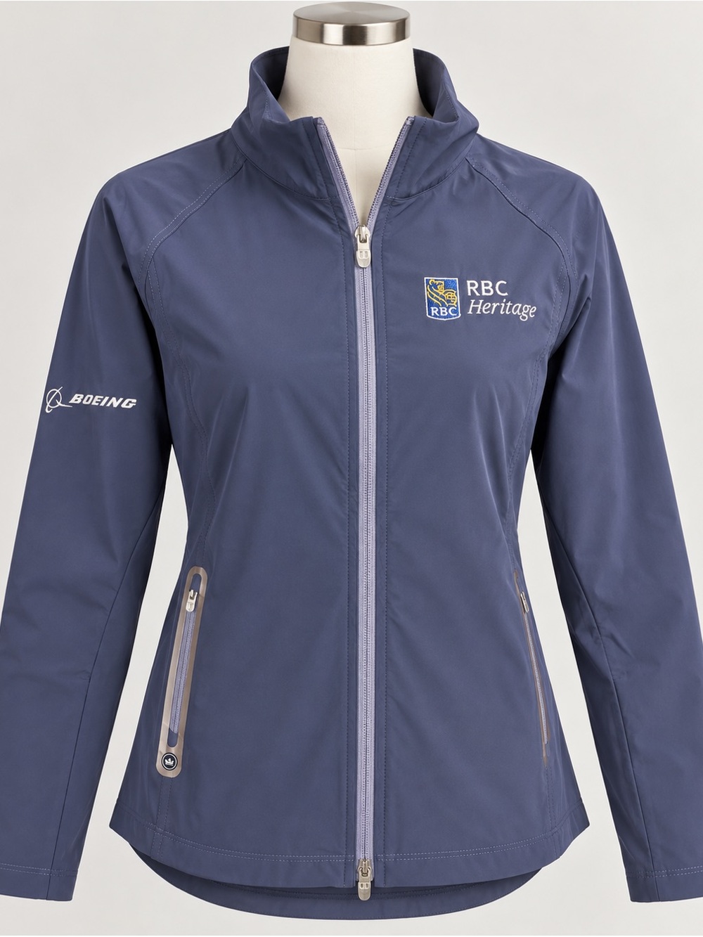 Peter Millar RBC Heritage Boeing Women’s Large Full Zip Golf Jacket NWT